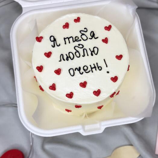 Бенто торт на 8 марта тебя люблю с днём рождения для любимой любимого сестре брату