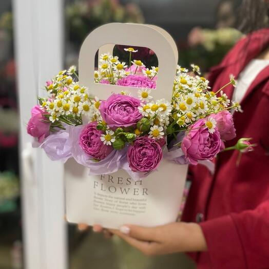 Flowers in a bag