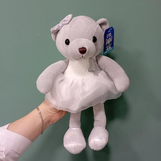 Игрушка мишка в платье