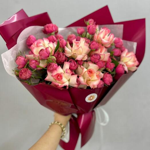 Букет из роз от Оранж Алматы