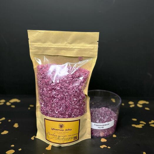 Bath salt shimmering 1pc. 250gr. Lavender fragrance