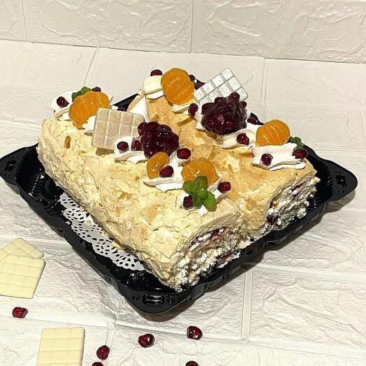 Меренговый рулет