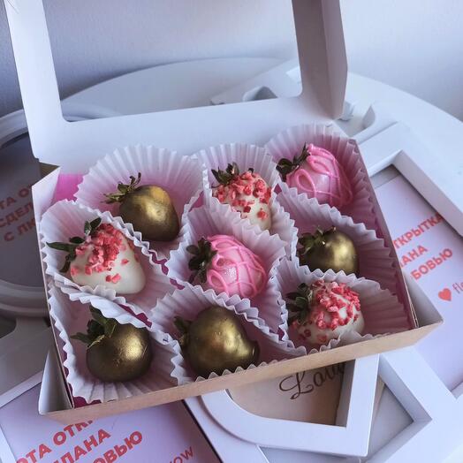 Клубника в шоколаде 🍓, для мамы, жене, девушке, подруги