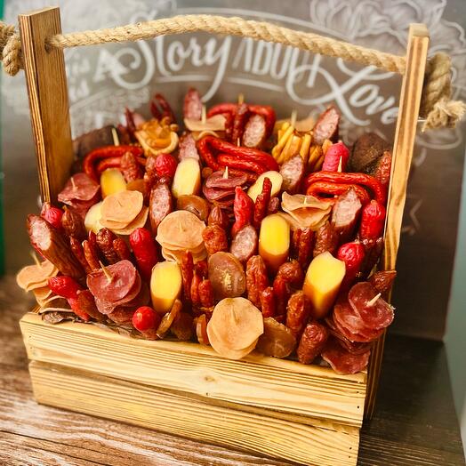 Мясной букет «мощь удальская»
