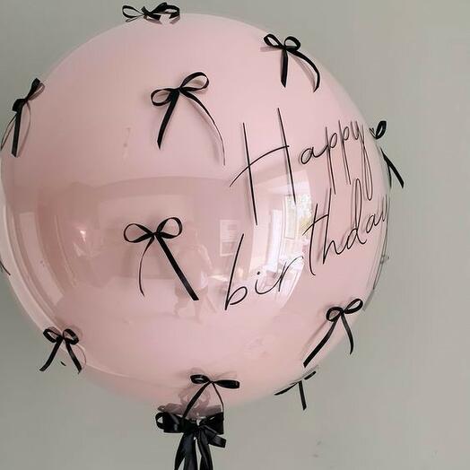 Buble balloon with bows