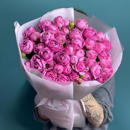 Букет кустовых роз