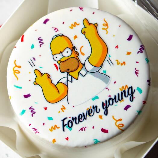 Бенто торт в подарок "Forever young"