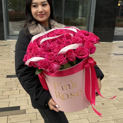 Премиум коробка из 51 Розы