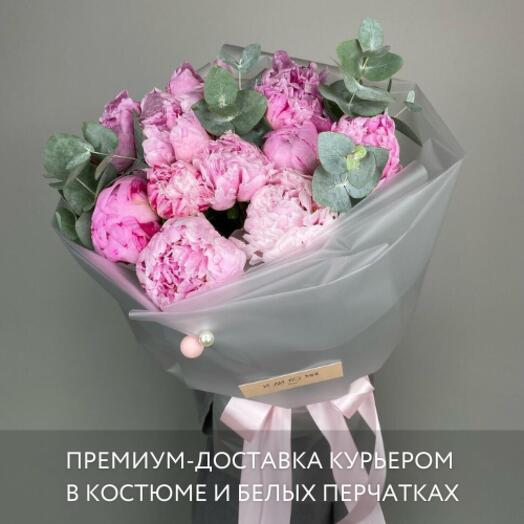 Розовые пионы  – самый популярный сорт сезона | Крупные махровые бутоны | Доставка
