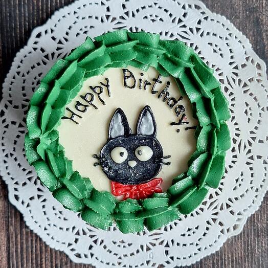 Бенто торт с котиком "Happy Birthday!"