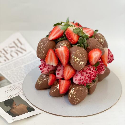 Торт из клубники в шоколаде Berry3️