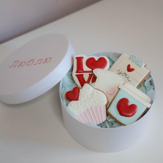 Подарочный Набор пряников Love