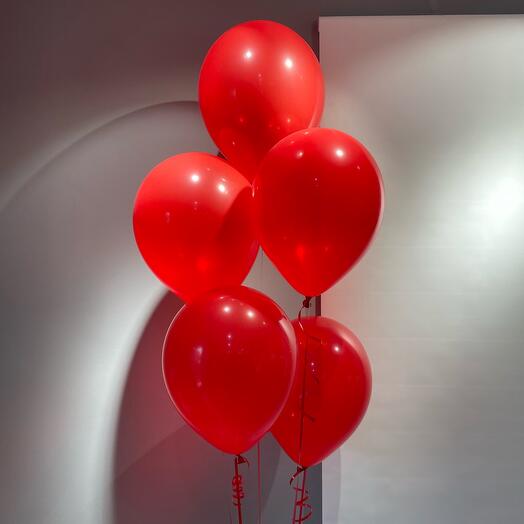 🎈Связка шаров🎈 красных, 5 шт
