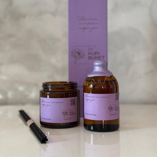 Набор аромасвеча и диффузор "FLEUR NARCOTIQUE"