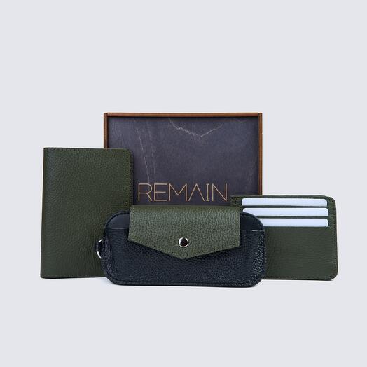 Подарочный набор BOSS 2 in olive
