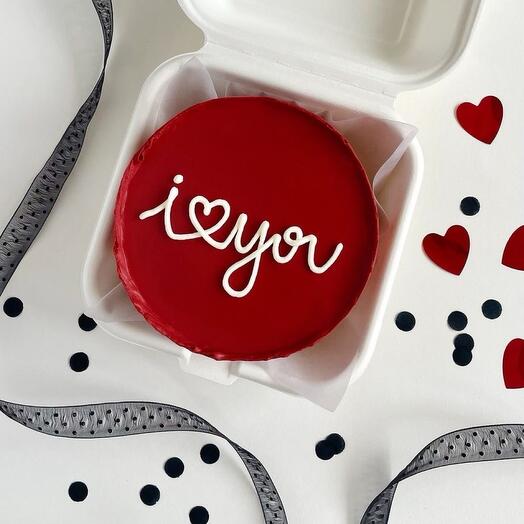 Бенто торт «I love you»  для любимого