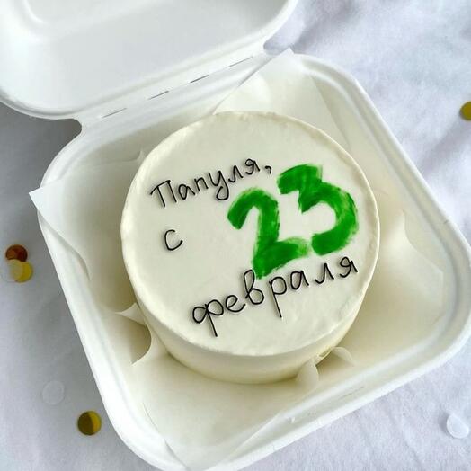 Бенто торт с  23  февраля