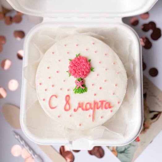 Бенто торт на 8 марта «Букет»