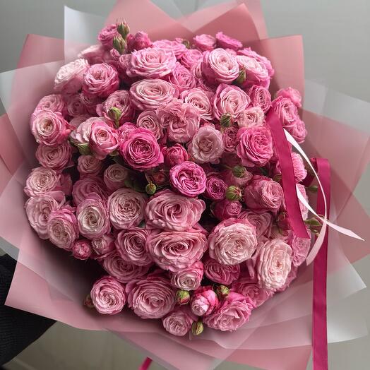 Peony-shaped bush roses