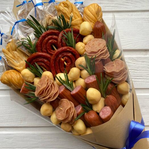 Мужской букет с чипсами