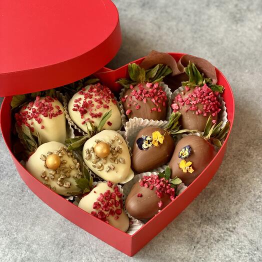Клубника в шоколаде Подарок для любимой (9-12🍓)