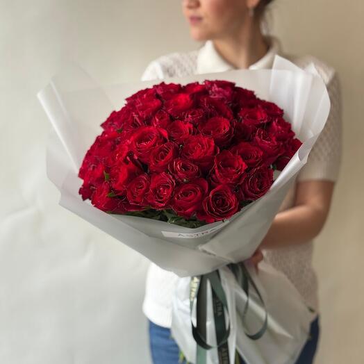 Букет из 51 кенийской розы
