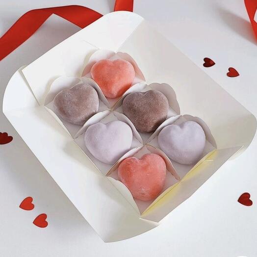 Моти  сердце 6 шт
