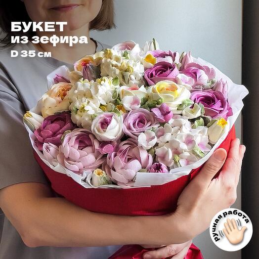 Сладкий букет пионы, съедобный букет