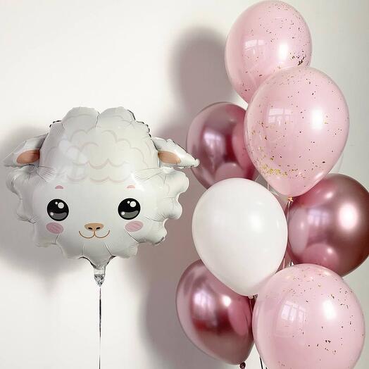 Сет с овечкой 🐑 (10 Шаров)