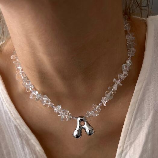 Именной чокер «А»