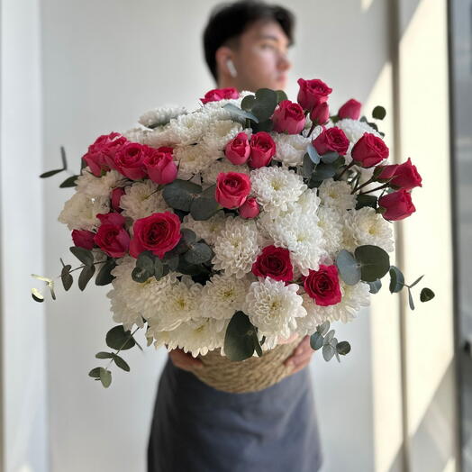 Пышная композиция