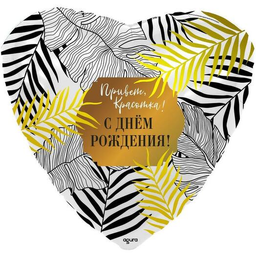 Шар привет красотка