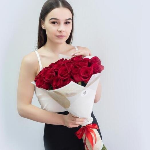 Букет из 25 красной розы