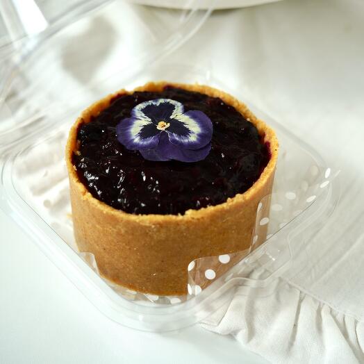 ПП веган чизкейк (бенто) чёрная смородина с лавандой