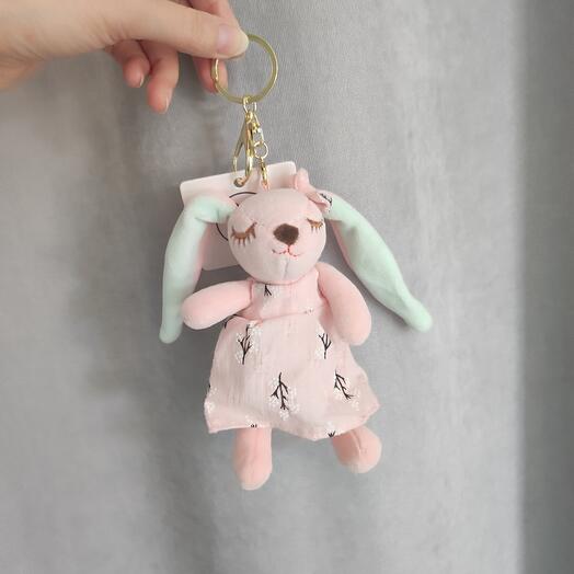 Брелок-игрушка "Спящая зайка"