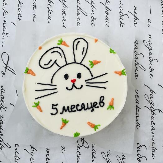 Бенто-торт на каждый месяц «Зайчик»