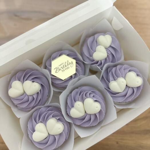 Набор капкейков 6 штук