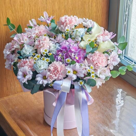 Шляпная коробочка "Летний закат"