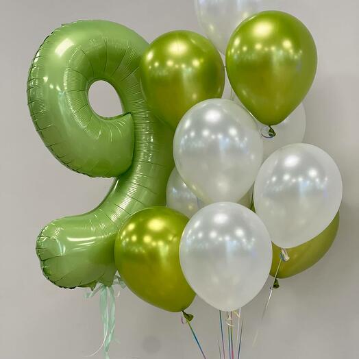 Набор шаров Нежная девятка