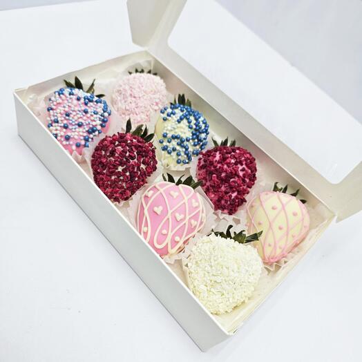 Набор 8 клубник в шоколаде арт. 4023