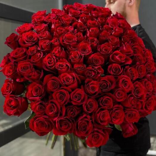 Букет «Мечта» из 101 метровой розы