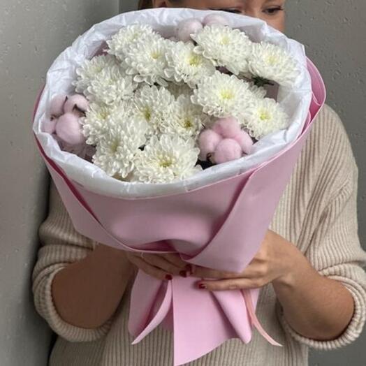 Букет из хризантем