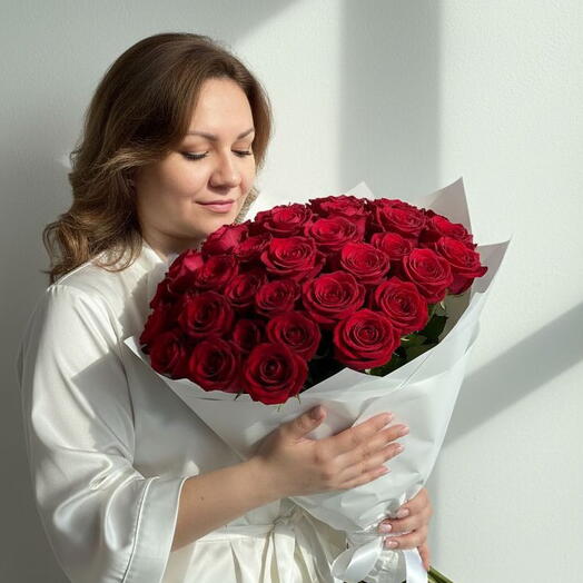 51 красная Роза 60 см