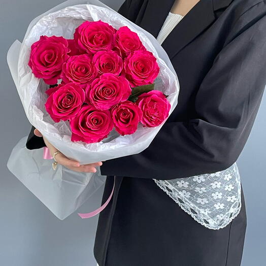 БУКЕТ РОЗ 11ШТ, СОРТ FULL MONTY
