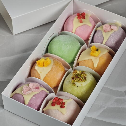 МОТИ mochi ассорти. Трендовый японский десерт, 8 шт (маме, подруге, коллеге, сестре)