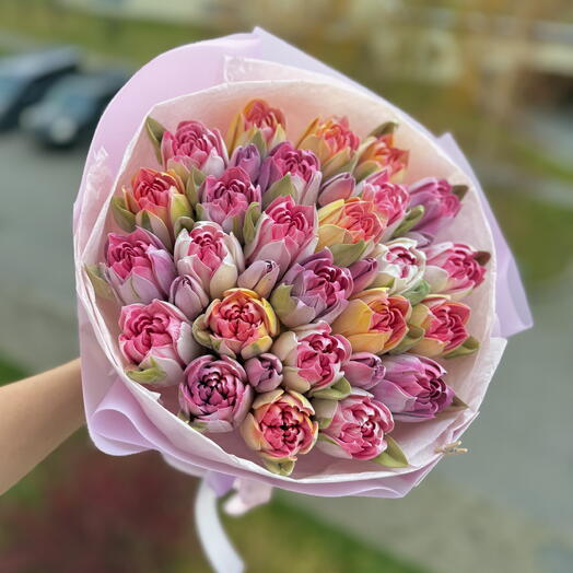 Букет цветов из зефира