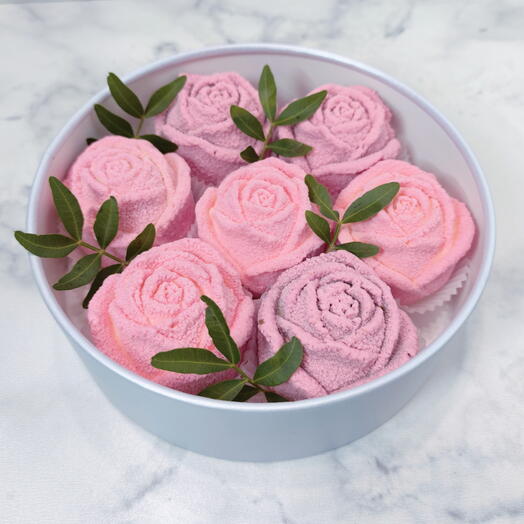 Муссовые пирожные "Розы" N7