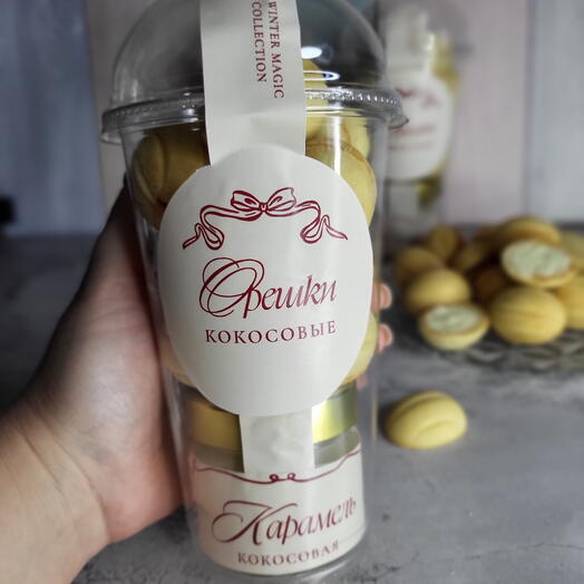 Орешки кокосовые, кокосовая карамель