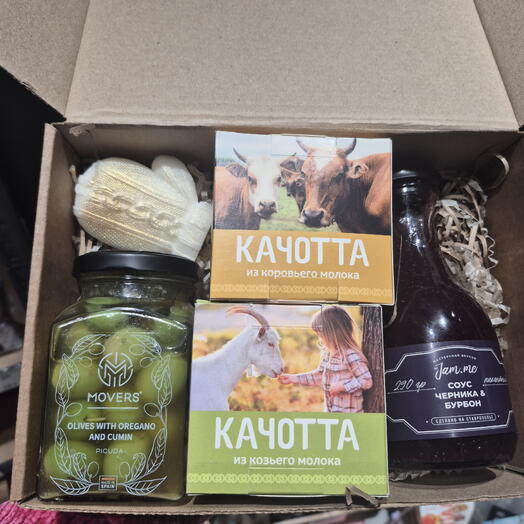 Подарочный набор со свечой