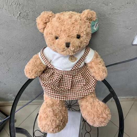 Игрушка мишка в платье